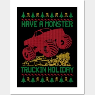 MONSTER HOLIDAY SMASHER Posters and Art